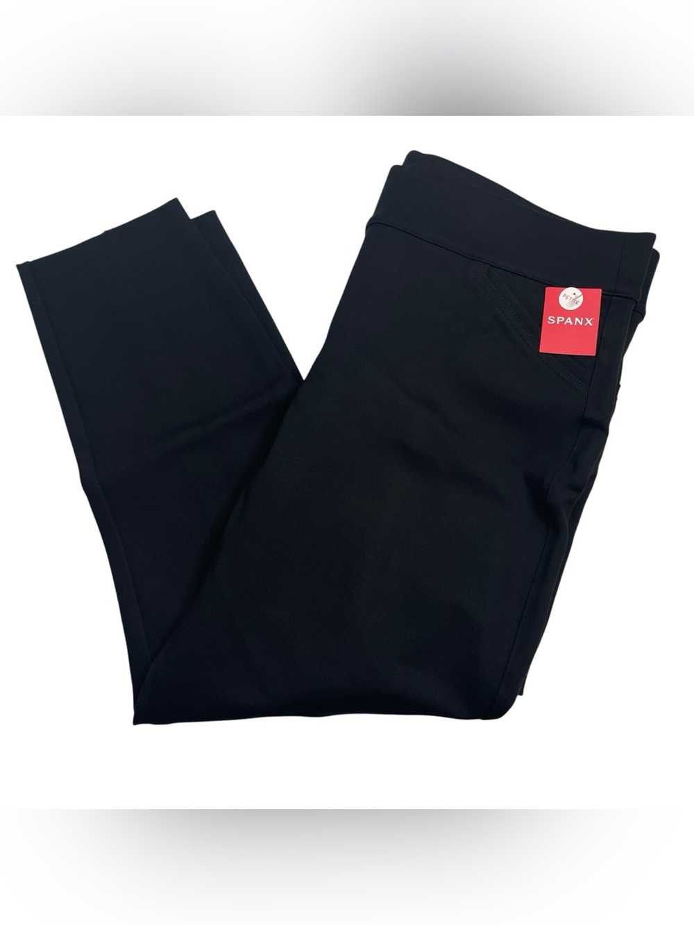 Spanx Back Seam Skinny in Ponte Classic Black 3XL Petite New NWT